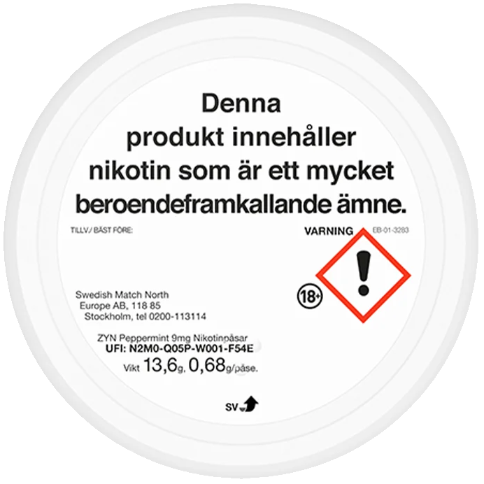 ZYN Peppermint 9mg