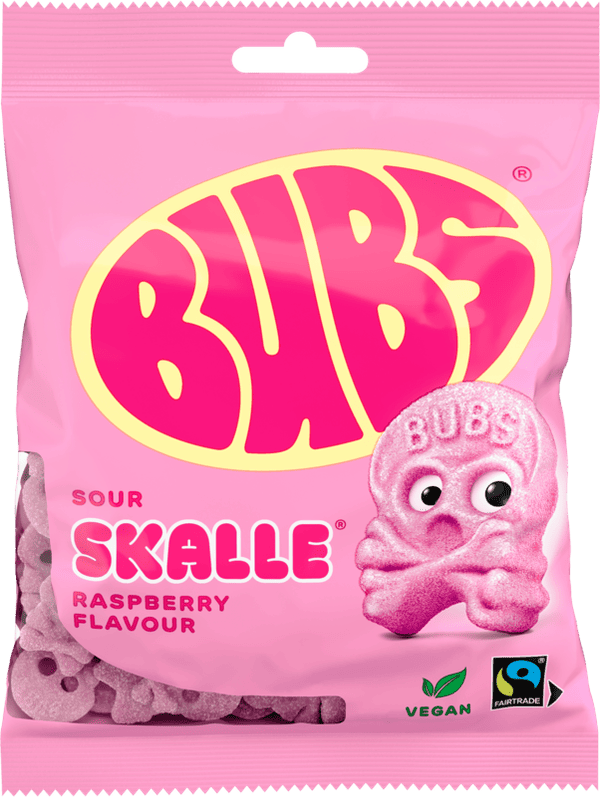 BUBS—  Raspberry SKALLE 90 G