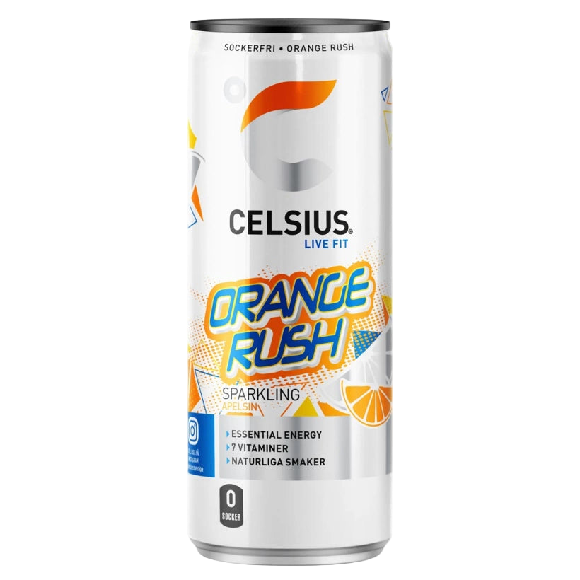 Celsius Orange Rush 