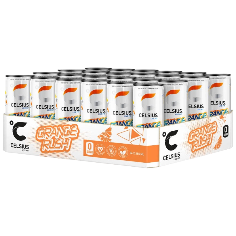Celsius Orange Rush 