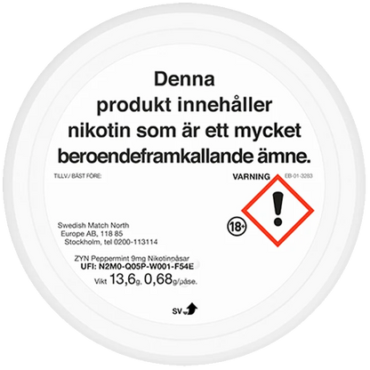 ZYN Peppermint 9mg