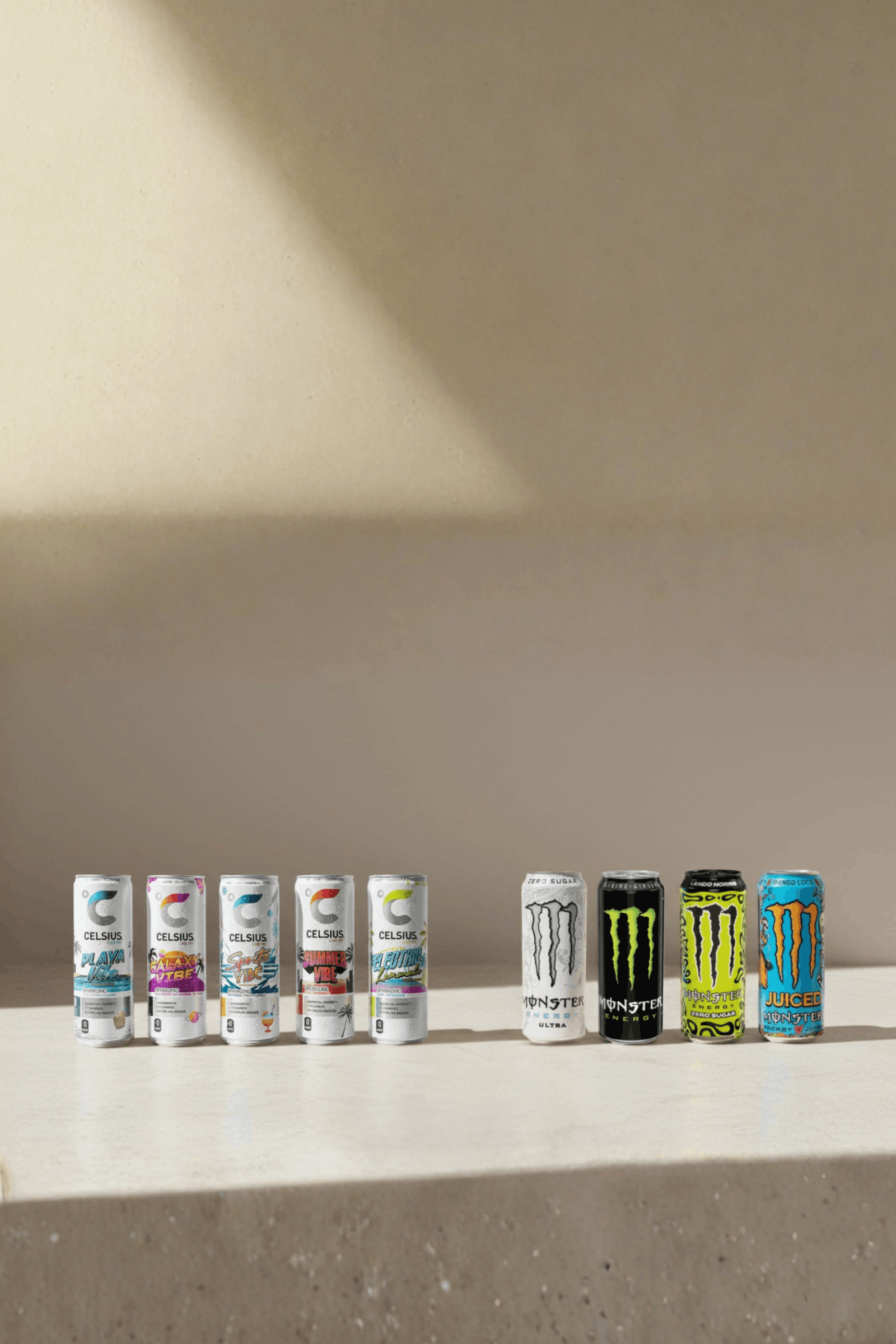 Celsius & Monster Banner Mobile