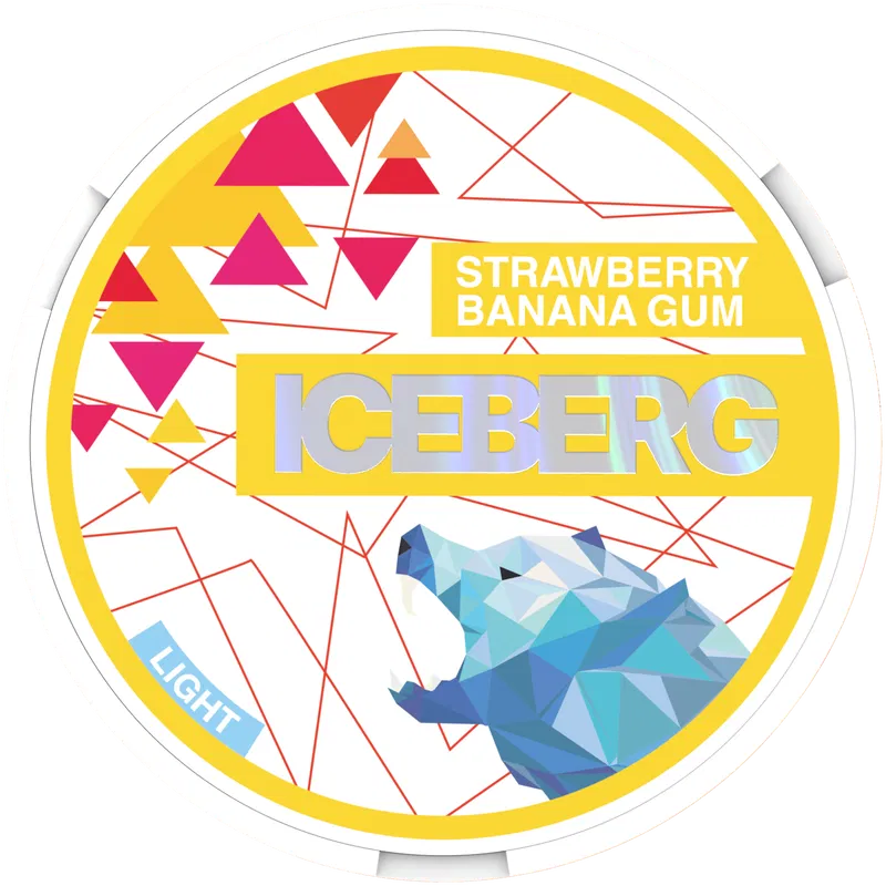 Iceberg strawberry Banana Gum Light Slim