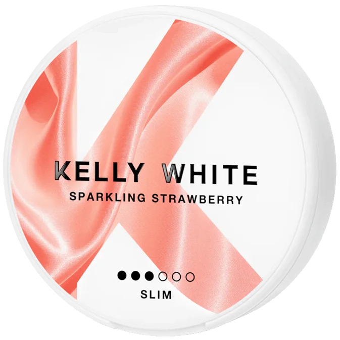 Kelly White Sparkling Strawberry Slim Nornal