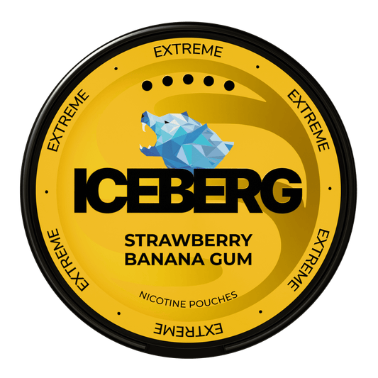 Iceberg Strawberry Banana Gum Slim Extreme Strong